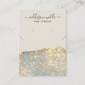 De Visite Holographique Moderne Collier Écouteur Carte d'aff (Devant)