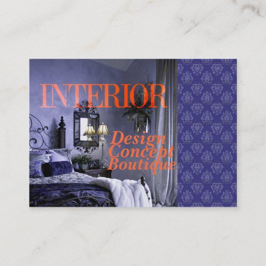 De Visite INTÉRIEUR - Carte d'entreprise/emplacement (Devant)