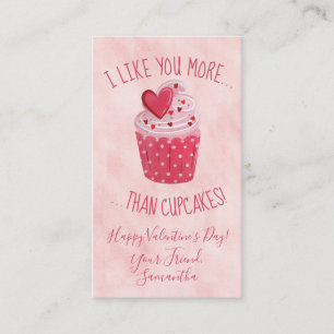 De Visite Je t'aime plus que des petits gâteaux Carte Saint