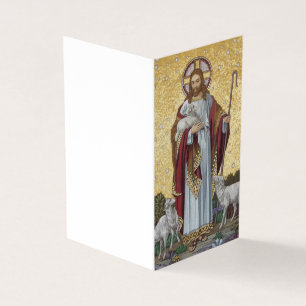 De Visite Jésus Bon Pasteur Funérailles Religieuses Carte Sa