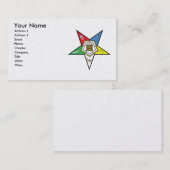 De Visite La carte d'OES (Devant / Derrière)