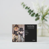 De Visite La carte du Groomer (Debout devant)