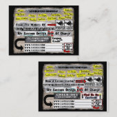 De Visite La carte finale (Devant / Derrière)