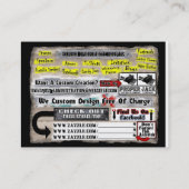 De Visite La carte finale (Dos)