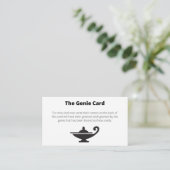 De Visite La Carte Géniale Vous Accorde Votre Souhait (Debout devant)