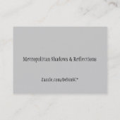 De Visite La métropolitaine ombrage la carte d'ATC (Dos)