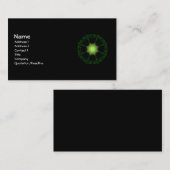 De Visite Les Fractales Gothiques S'Éclairent Dans Le Carte  (Devant / Derrière)