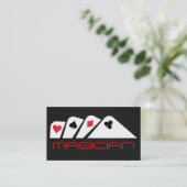De Visite Magicien Carte Poker Trick Entertainment (Debout devant)