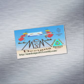 De Visite Magnétique Carte BIZ M & M Design 2 (In Situ)