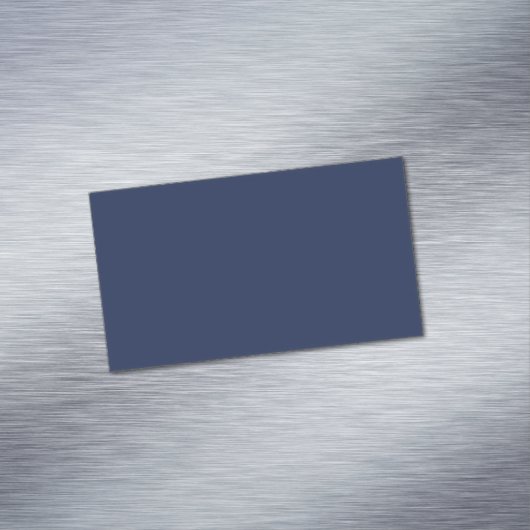 De Visite Magnétique Créez Votre Propre carte personnalisée bleu foncé (In Situ)