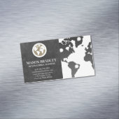 De Visite Magnétique Icône du monde | Carte du monde (In Situ)