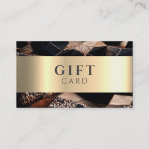 De Visite Marbre Élégant Blanc Faux Or Beauté Carte Cadeau