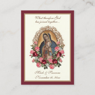 De Visite Mariage catholique Favoriser Guadalupe Carte Saint
