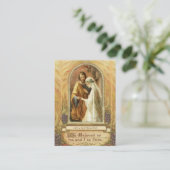 De Visite Mariage catholique traditionnel Favoriser la Carte (Debout devant)