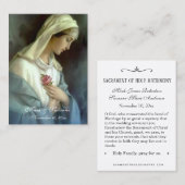 De Visite Mariage catholique traditionnel Favoriser la Carte (Devant / Derrière)