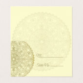 De Visite Mariage Oriental - Carte Place (Extérieur déplié)