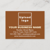 De Visite Marque commerciale sur petite carte rectangle Brow (Devant)