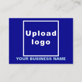 De Visite Marque d'entreprise sur petite carte rectangle ble (Dos)