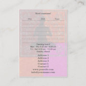 De Visite Méditation - Affaires, carte horaire (Dos)