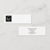 De Visite Mini Ajouter Votre Carte D'Affichage D'Oreille Logo (Devant / Derrière)