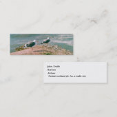 De Visite Mini Bus. Carte - Mouettes sur Cliff (Devant / Derrière)