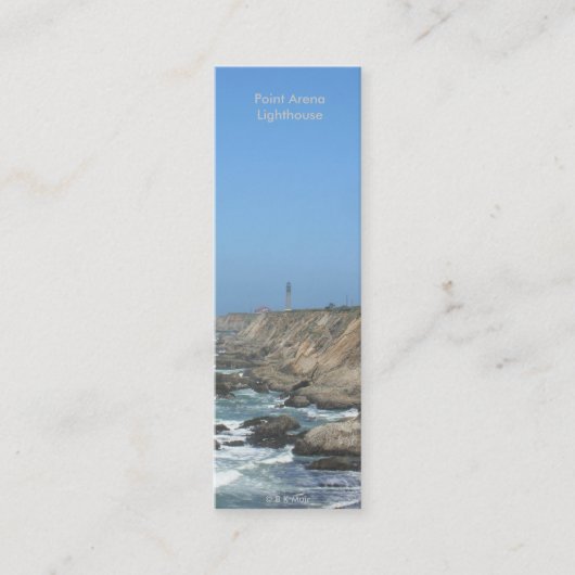 De Visite Mini Bus. Carte - Phare Point Arena (Devant)