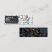 De Visite Mini Carte à circuits 2 (Devant / Derrière)