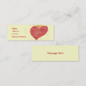 De Visite Mini Carte artistique (Devant / Derrière)