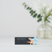 DE VISITE MINI CARTE D'AFFICHAGE AQUATIQUE STAR FISH NAVY STUD EA (Debout devant)