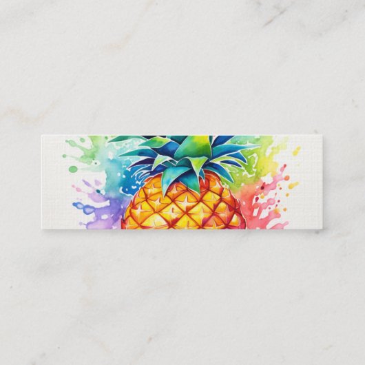 De Visite Mini Carte d'appel couleur Swinger Pineapper (Dos)
