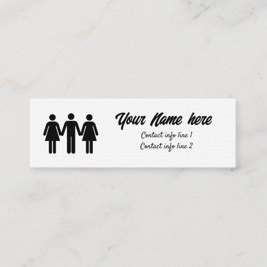 De Visite Mini Carte d'appel FMF (Devant)