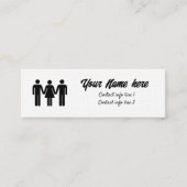 De Visite Mini Carte d'appel MFM (Devant)