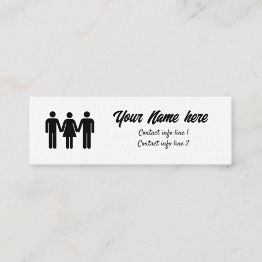 De Visite Mini Carte d'appel MFM (Devant)