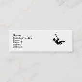 De Visite Mini Carte d'appel pourpre Swinger (Devant)