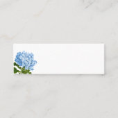 De Visite Mini Carte d'emplacement bleu Hydrangea Blair (Devant)