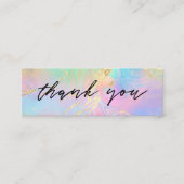 De Visite Mini carte d'escompte en marbre fluide (Devant)