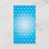 De Visite Mini carte d'instruction faciale (Dos)