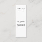 De Visite Mini Carte du monde (Dos)