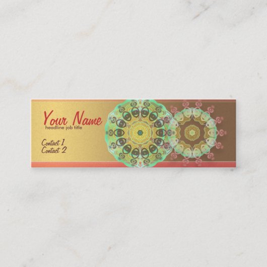 De Visite Mini carte du profil 2Circles (Devant)