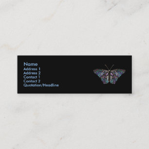 De Visite Mini Carte du profil Butterfly-5