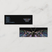 De Visite Mini Carte du profil Butterfly-5 (Devant / Derrière)