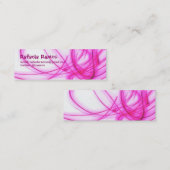 De Visite Mini Carte Je dépéris Light Rosa (Devant / Derrière)