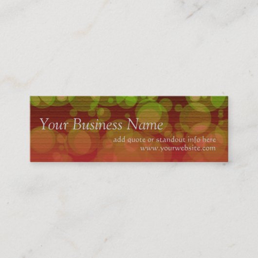 De Visite Mini Carte profil Redtown v2 (Devant)