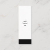 De Visite Mini code qr personnalisé affaires simple blanc carte s (Dos)