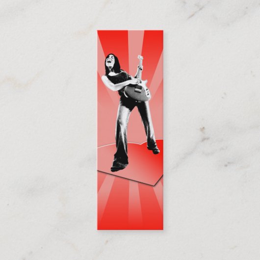 De Visite Mini Danse sur des coeurs - carte maigre (Devant)