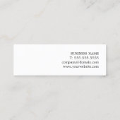 De Visite Mini Elégante carte Cool Gray Gold Circuit Board HighTe (Dos)