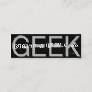 De Visite Mini Geek - Carte personnelle des médias sociaux