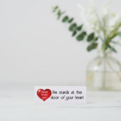 De Visite Mini Jésus vous aime Carte (Debout devant)