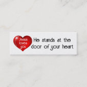 De Visite Mini Jésus vous aime Carte (Devant)