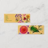 De Visite Mini L'étincelle fleurit la carte (Devant / Derrière)